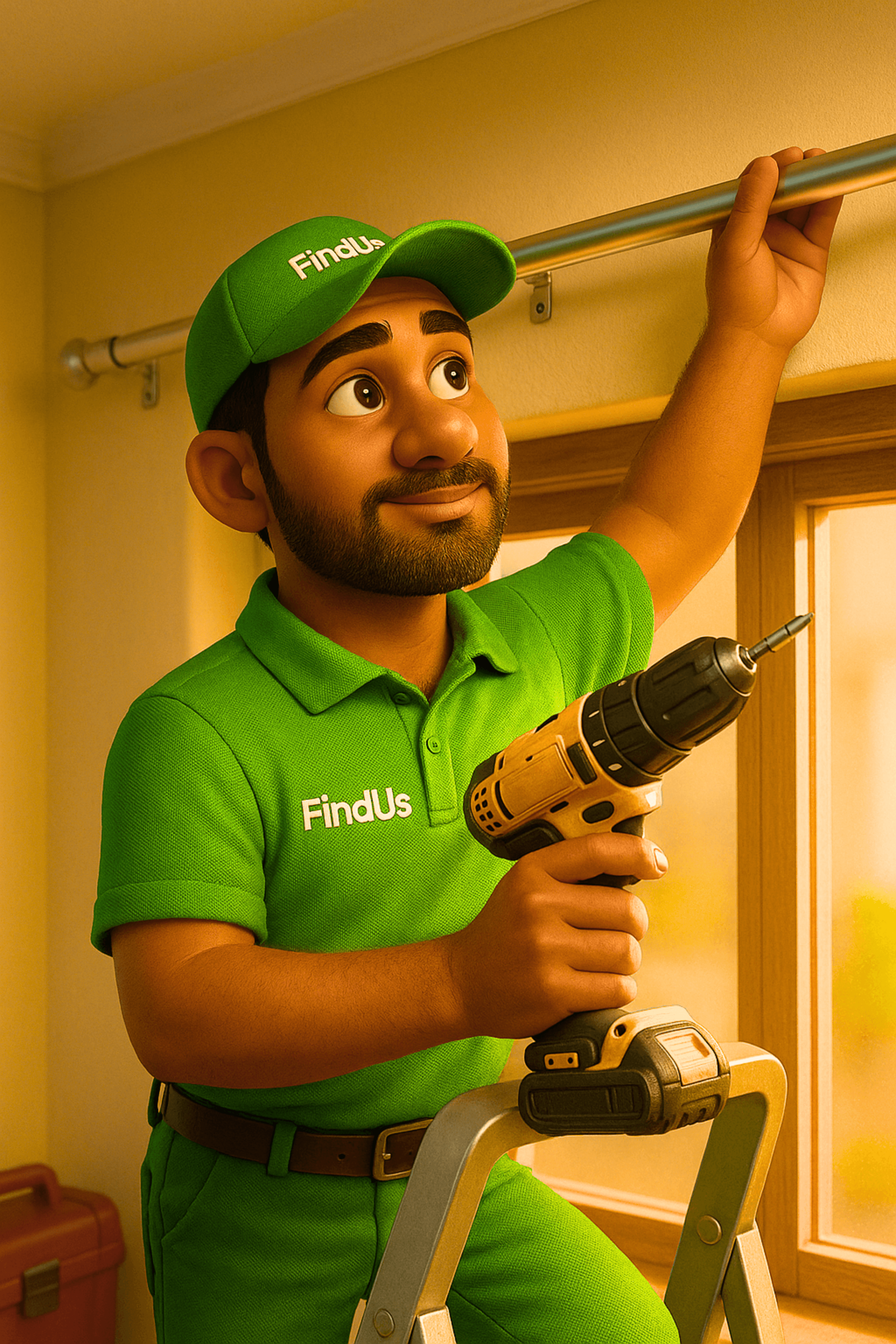 Curtain/Parda Rod Fitting